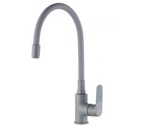 Rubinetto Cucina Grigio Monocontrollo Joga Plus Becco Flessibile