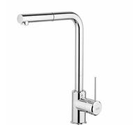 MAMOLI Rubinetto Cucina Miscelatore con Doccetta Estraibile Monocomando colore Inox - 721100000001 Banana Juinior Alto