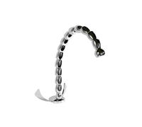 Rubinetto Cucina Miscelatore Doppio Comando Lavello Canna Tonda in Acciaio