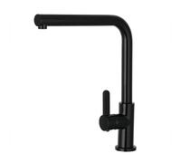 Rubinetto cucina nero miscelatore orientabile moderno monocomando a canna alta