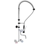 Rubinetto Cucina Parete con Bocca e Doccetta h 101cm Hendi 810293