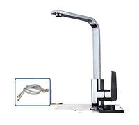 Rubinetto cucina tira fuori tocca 2 function spruzzatore a flusso singolo manico 304 lavello inossidabile cucinare tocchi di miscelatore ad acqua fredda calda,Controllo preciso(H)
