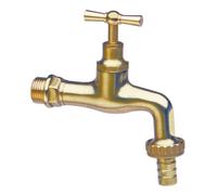 RUBINETTO CURVO ITAP ART.355 IN OTTONE PESANTE CON PORTAGOMMA DA 1/2