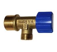 Rubinetto d’arresto per cassetta incasso tipo Geberit attacco 1/2 x 3/8 Made in Italy