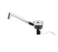 Rubinetto da 12 V per camper, roulotte, plastica ABS, altezza: 135 mm, cromato
