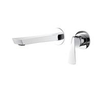Rubinetto da bagno a doppio foro miscelatore monocomando in ottone cromato rubinetto per lavello elegante e perfetto per bagni moderni