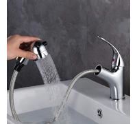 Rubinetto da bagno con doccetta estraibile Miscelatore bagno lavabo o lavandino