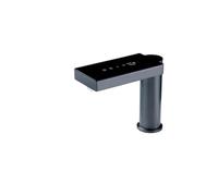 Rubinetto da bagno con sensore touchless, display temperatura a LED, infrarossi automatici, 1 confezione,Controllo del flusso(Szary)