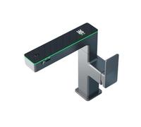 Rubinetto da bagno girevole, miscelatore per lavabo in ottone con display a LED idroelettrico, montaggio su piattaforma,Sicuro e affidabile(C,G1/2)