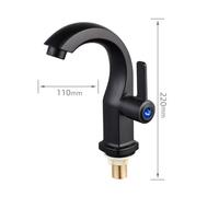 Rubinetto da bagno in ABS facile da usare rubinetto a leva singola acqua fredda