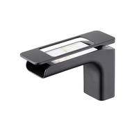 Rubinetto da bagno moderno con display digitale a LED, RF0266 Miscelatore monocomando in ottone per lavello a cascata, anticorrosione, design elegante per un facile utilizzo