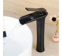 Rubinetto da bagno moderno miscelatore monoforo miscelatore per lavabo ad arco alto cascata rubinetto per lavabo miscelatore chic per elegante arredamento del bagno e facile da installare