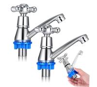 Rubinetto da Bagno per Lavabo Moderno, 1 Coppia, Controllo Colore Casuale