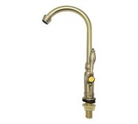 Rubinetto da bagno, rubinetti da cucina retrò girevoli, rubinetto a mano singola per lavabo da bagno, adatto per lavanderia esterna balcone WC e CV