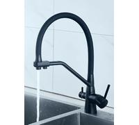 Rubinetto Da Cucina 3 In 1 Con Beccuccio Girevole Caldo/freddo, Detergente For Verdure E Purificazione Dell'acqua Potabile, Oro Rosa, Lega Di Rame Senza Piombo(#6)