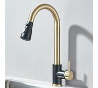 Rubinetto da cucina a 2 vie con rotazione a 360° monocomando miscelatore bianco acqua fredda ideale per uso cucina moderna design elegante e funzionale