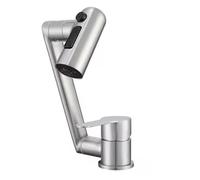 Rubinetto da cucina a 3 funzioni in acciaio inox spazzolato, con foro singolo, miscelatore freddo e caldo, design moderno ed elegante per una cucina elegante