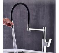 Rubinetto da cucina a 3 vie, spruzzatore estraibile, girevole a 360°, maniglia singola, depuratore d'acqua per bevande, rubinetto da cucina versatile per un facile utilizzo e praticità