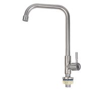 Rubinetto da cucina a leva singola solido e durevole rubinetto acqua fredda acci