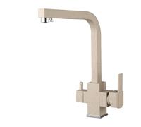 Rubinetto da cucina con filtro nero girevole a 360° 3 in 1 rubinetto per lavello miscelatore caldo e freddo acqua potabile facile installazione design moderno aggiornamento cucina