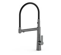 Rubinetto da cucina con spruzzatore estraibile a 3 vie, beccuccio flessibile a leva singola, soffione doccia 3 in 1, design moderno per un facile utilizzo e installazione