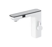 Rubinetto da cucina di lusso con sensore intelligente e display digitale, rubinetto viola senza contatto per lavabo da bagno, miscelatore per acqua calda e fredda