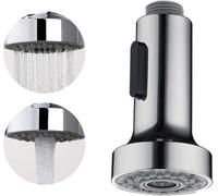 Rubinetto da cucina doccetta, ugello rubinetto cucina, doccetta lavello cucina, prolunga rubinetto cucina, doccetta adattabile sul rubinetto doccetta per miscelatore retrattile cucina (B-argento)