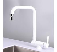 Rubinetto da cucina estraibile per lavello - bocca girevole a leva singola con doppia modalità di spruzzo per un facile utilizzo e installazione versatile, impianto idraulico da cucina moderno