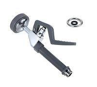 Rubinetto da cucina estraibile, ricambio per spruzzatore in ottone con maniglia singola, design ad arco alto per una facile pulizia con testa spruzzatore estraibile