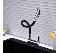 Rubinetto da Cucina Flessibile Rubinetto da Cucina Pieghevole Nero con beccuccio Flessibile Rubinetto Pieghevole per lavello da Cucina con 3 getti tra Cui Scegliere Rubinetti per la casa