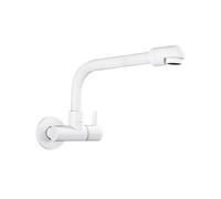 Rubinetto da cucina girevole a 360° bianco monocomando rubinetto per lavello con beccuccio Exble G1 2 connessione 20 cm perfetto per cucinare e pulire facilmente la casa.