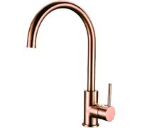 Rubinetto da cucina girevole a 360° in ottone, maniglia singola, modello miscelatore per acqua fredda, design durevole ed elegante, per cucine moderne, facile installazione (6204 pezzi)