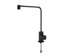 Rubinetto da cucina girevole a 360° nero con filtro a goccia mono rubinetto per sistema di osmosi dell'acqua fredda compatibile design moderno facile installazione