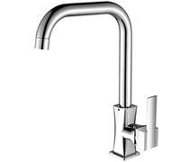 Rubinetto da cucina girevole per ciotola di verdure, acqua calda e fredda, corpo in rame, ideale per cucina e lavandino, facile installazione, design moderno ed elegante