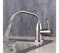 Rubinetto da cucina in acciaio inossidabile 304 Design a osmosi inversa compatibile con beccuccio affilato da 1 5,1 cm o 1 4 pollici per acqua pura, ideale per lavello e finestra.