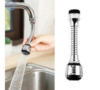 Rubinetto da cucina in acciaio inossidabile Irrigatore Dispositivo di risparmio idrico Allungamento rotante Spruzzatore a prova di spruzzi Estensore spray Gorgogliatore