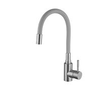 Rubinetto da cucina in acciaio inossidabile, miscelatore for acqua calda e fredda, tubo flessibile colorato, gru Torneira(A1114N-T4,G9/16)