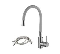 Rubinetto da cucina in acciaio inossidabile, rubinetto lavello da cucina Miscelatore lavello acqua calda fredda, gru colorata for rubinetto per lavelli per roulotte e case(A1114N-T4)