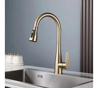 Rubinetto da cucina in acciaio inox con beccuccio estraibile, design bianco moderno, miscelatore per acqua calda e fredda, perfetto per rinnovare la cucina e l'arredamento elegante della casa