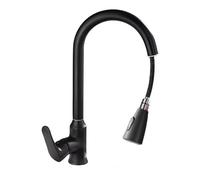 Rubinetto da cucina in acciaio moderno con funzionalità di estrazione e design a risparmio d'acqua Intervento rubinetto installazione rapida rubinetto rubinetto rubinetto