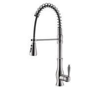 Rubinetto da cucina in ottone Girevole Bar Vessel Lavello Miscelatore Rubinetti for acqua montati sul ponte for lavabo cromato