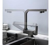 Rubinetto da cucina intelligente con touch control a induzione miscelatore per acqua calda e fredda elegante finitura oro spazzolato elegante e funzionale rubinetto per lavello da cucina