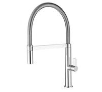 Rubinetto da cucina monocomando con manico estraibile in cromo Laos Imex Products