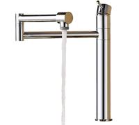 Rubinetto da cucina nero monocomando in ottone rubinetto miscelatore doppio giunto girevole beccuccio acqua calda e fredda moderna finitura cromata perfetta per lavelli e ristrutturazioni domestiche