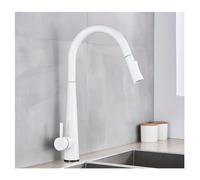 Rubinetto da Cucina Nero monoforo con doccetta Estraibile - Miscelatore, soffione a Getto d'Acqua, Facile Installazione, Design Moderno