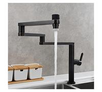 Rubinetto da cucina pieghevole in ottone Bracci oscillanti a doppio snodo Acqua fredda calda for lavello a tre sezioni a doppia funzione(ORB Three)