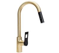 Rubinetto Da Cucina Rea Soul Gold Black