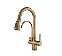 Rubinetto da Cucina Rotazione a ° Antique Tocca del Mixer con Filtro Acqua Pura Elegante lavello per cucine Moderne