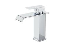 Rubinetto da cucina, rubinetto del lavandino del bacino a cascata, rubinetto a cascata oro e nero, ponte da bagno per bagno in ottone ponte di lavandino montato per il lavandino da cucina, bar,