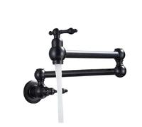 Rubinetto da cucina, rubinetto for lavaggio verdure, girevole a 360 gradi, con prolunga pieghevole for acqua fredda per la maggior parte degli scenari(White)